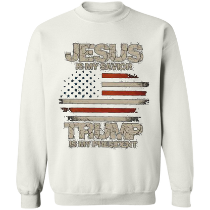 Jesus Is My Savior Trump Is My President Apparel