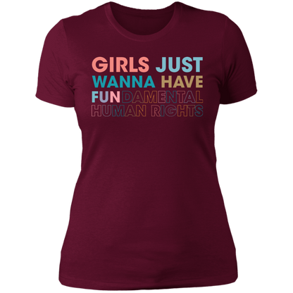 Girls Just Wanna Have Fundamental Human Rights T-shirt