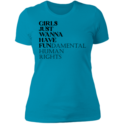 Girls Just Wanna Have Fun Boyfriend T-shirt