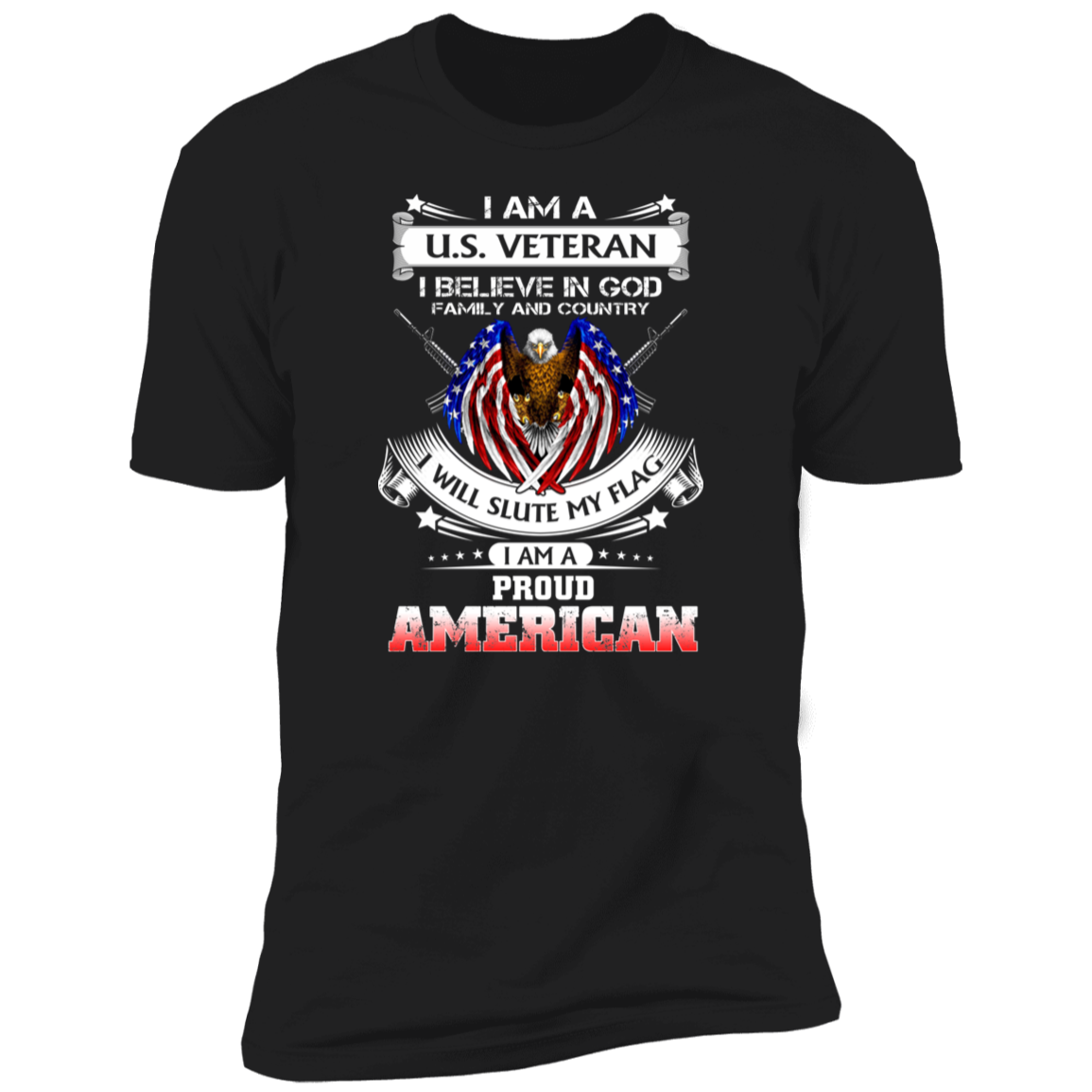 US Veteran - Proud American T-Shirt