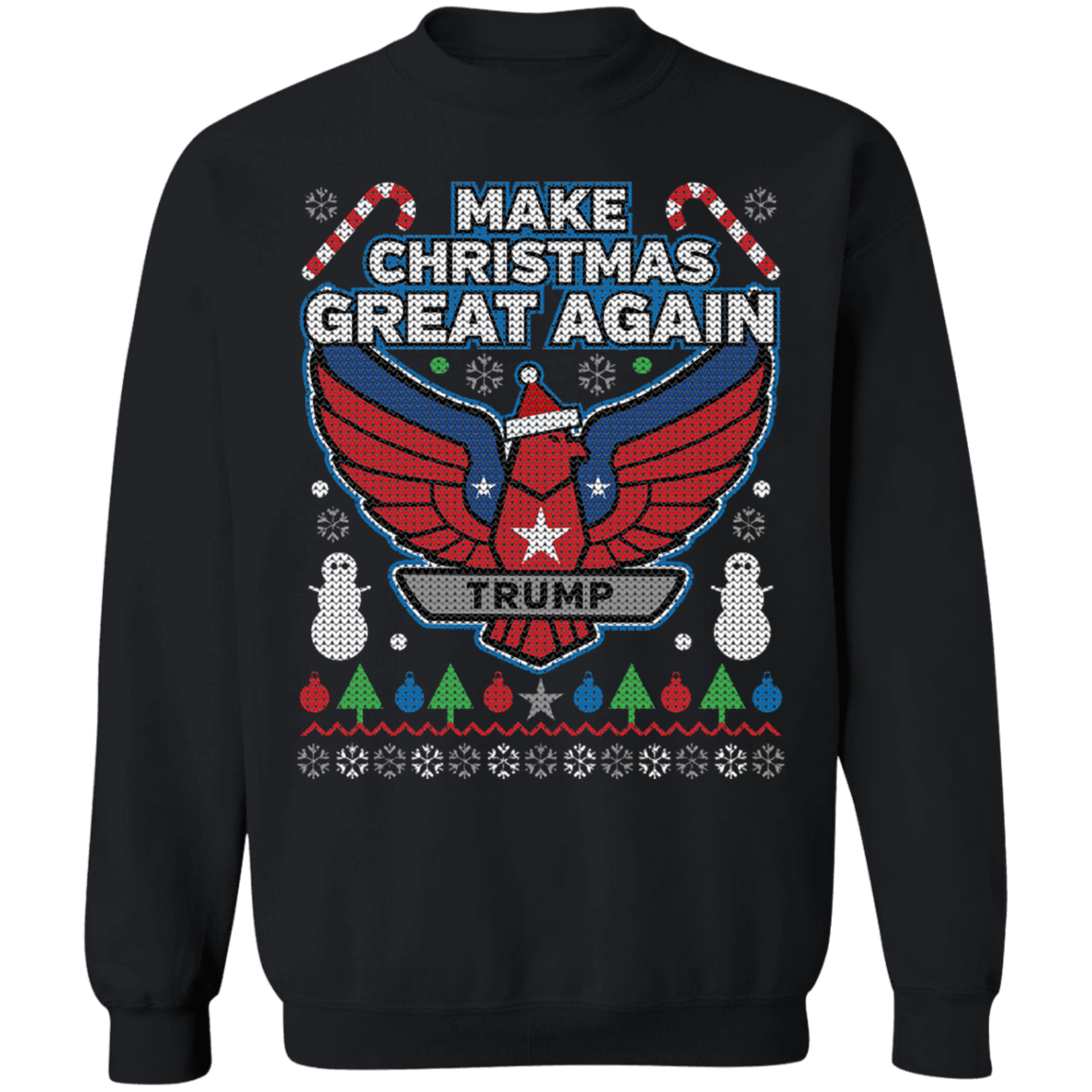 Make Christmas Great Again Trump 2020 Sweatshirt