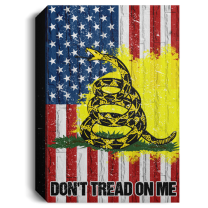 Don't Tread On Me USA Deluxe Portrait Canvas 1.5in Frame