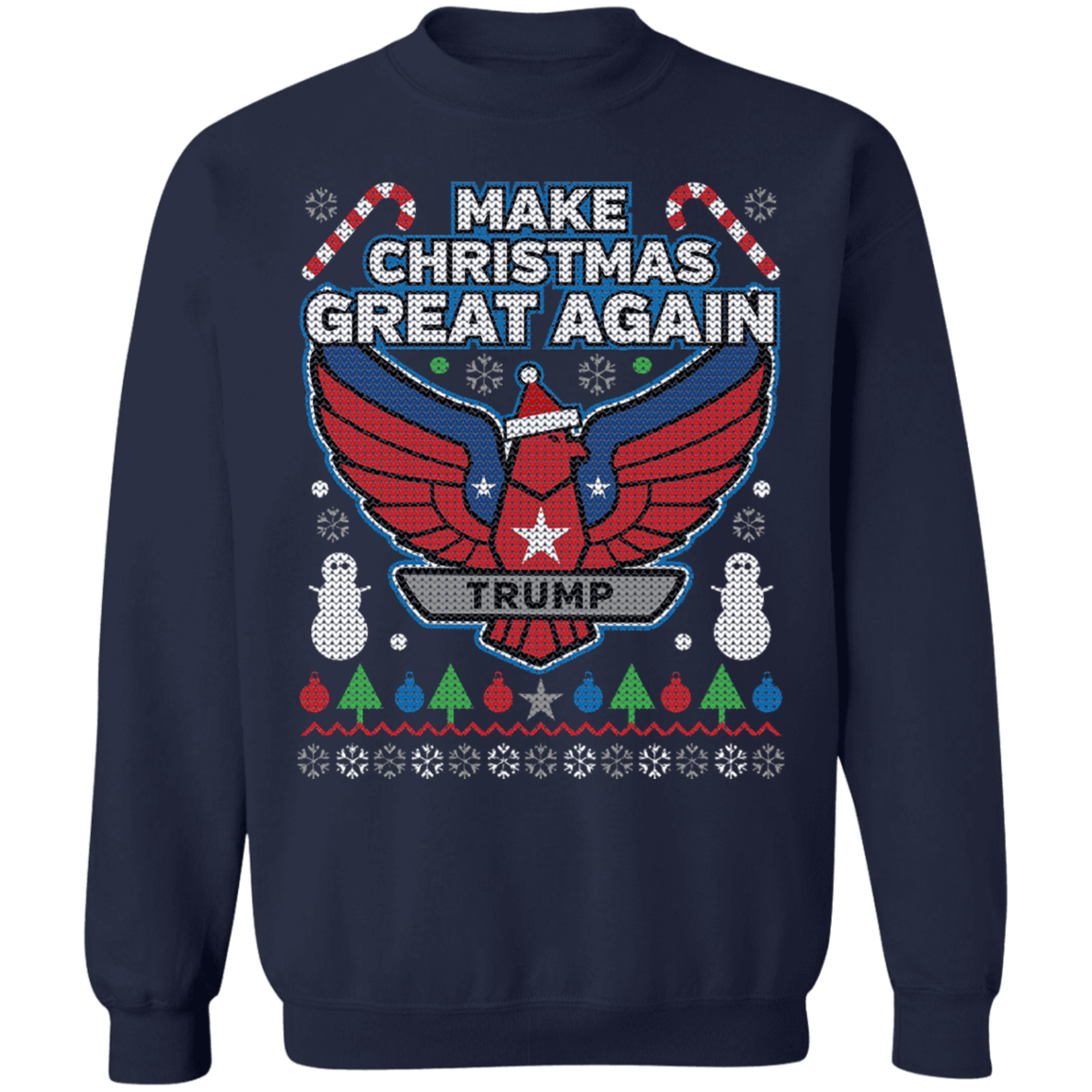 Make Christmas Great Again Trump 2020 Sweatshirt
