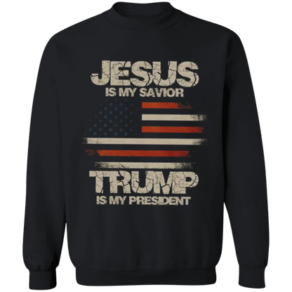Jesus Is My Savior Trump Is My President Apparel
