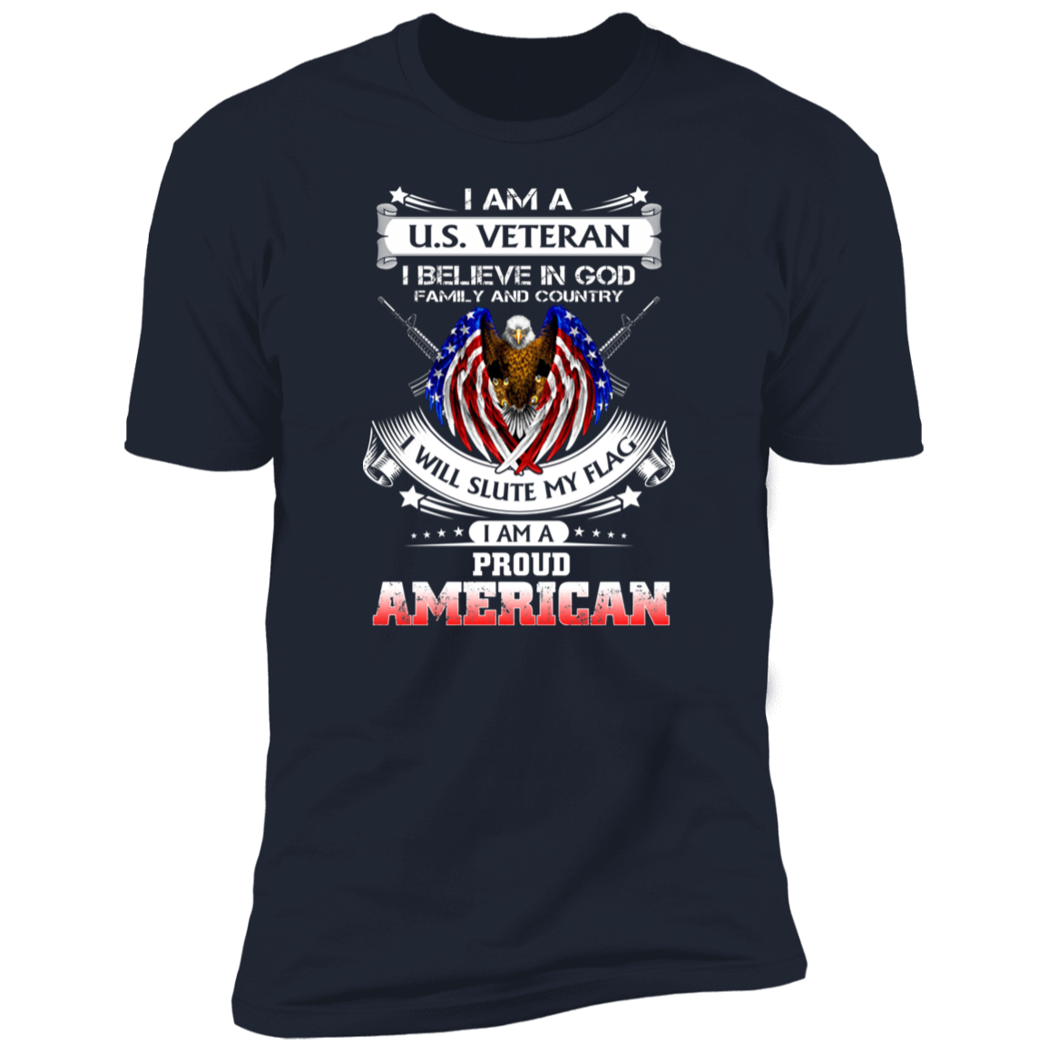 US Veteran - Proud American T-Shirt