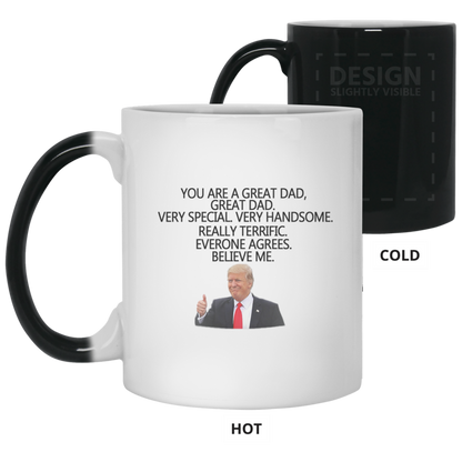 Trump Dad Mugs - Color Changing Mugs Trump Father's Day Gift