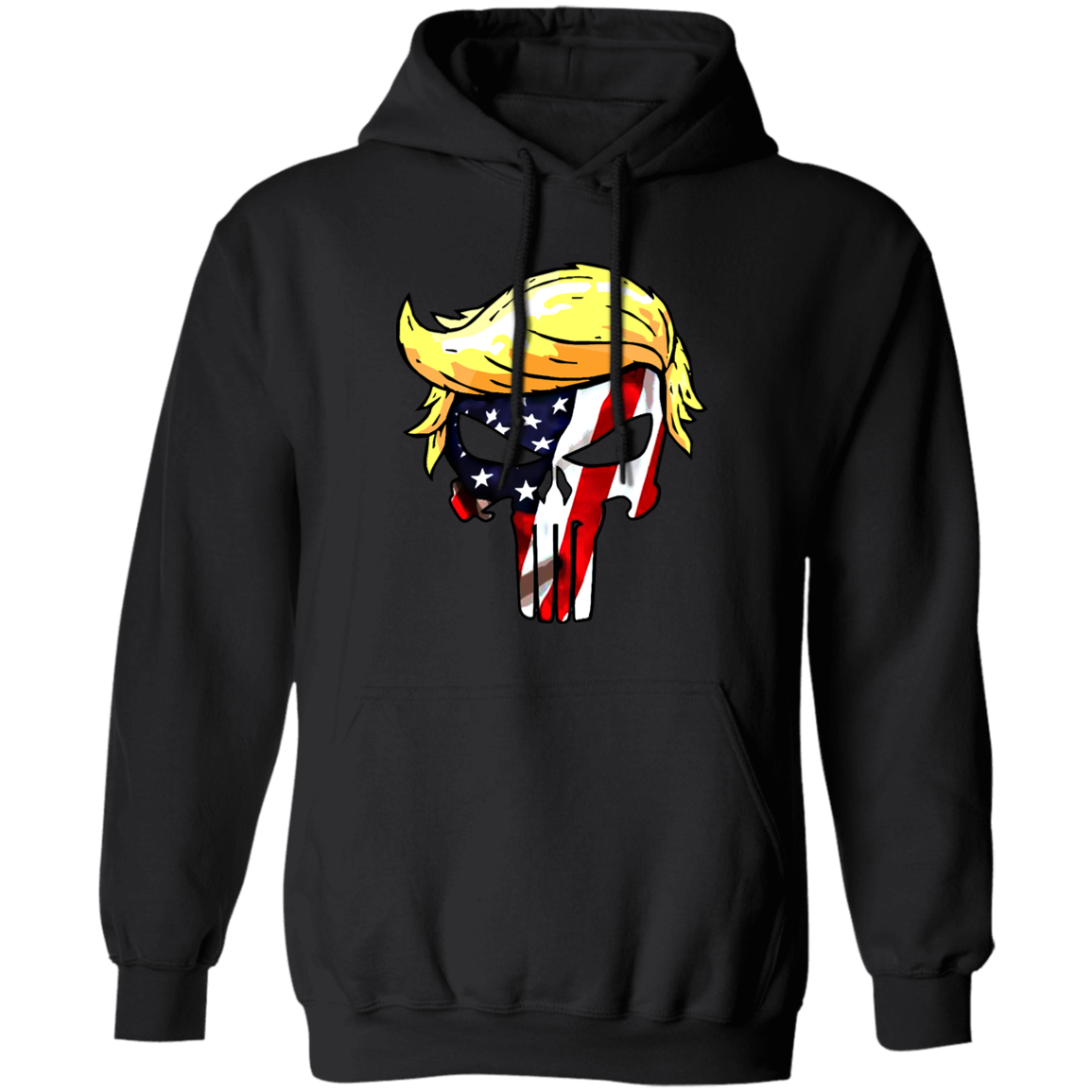 Trump Punisher Full-Color American Flag - Apparel