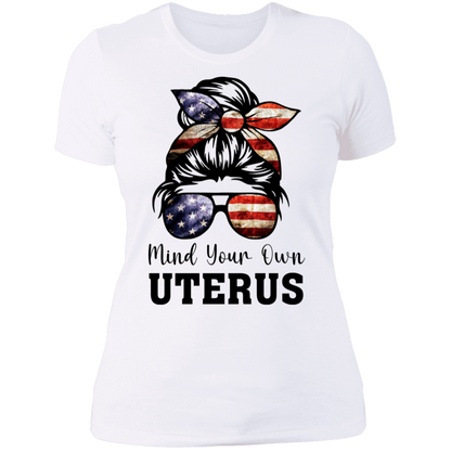 Mind Your Own Uterus Boyfriend T-Shirt