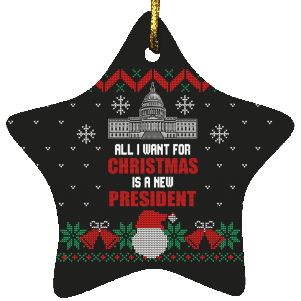 All I want for Christmas Ornament 1