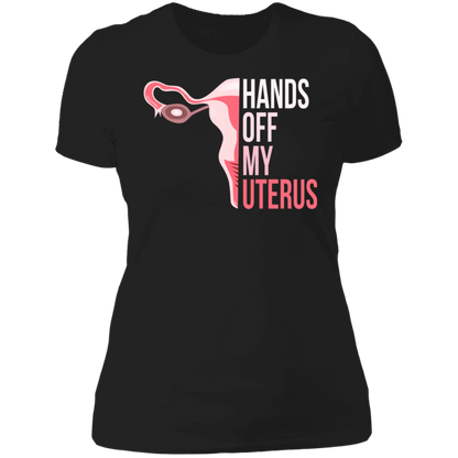 Hands Off My Uterus Boyfriend T-Shirt