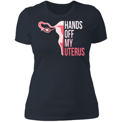 Hands Off My Uterus Boyfriend T-Shirt