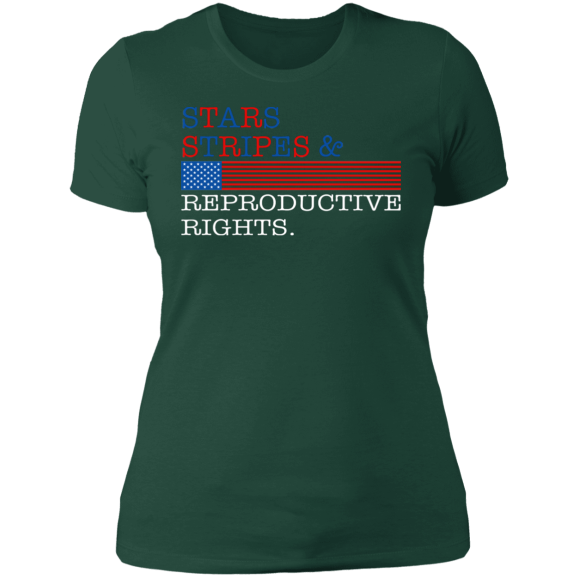 Stars Stripes & Reproductive Rights Boyfriend T-Shirt