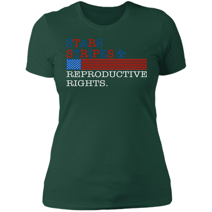 Stars Stripes & Reproductive Rights Boyfriend T-Shirt