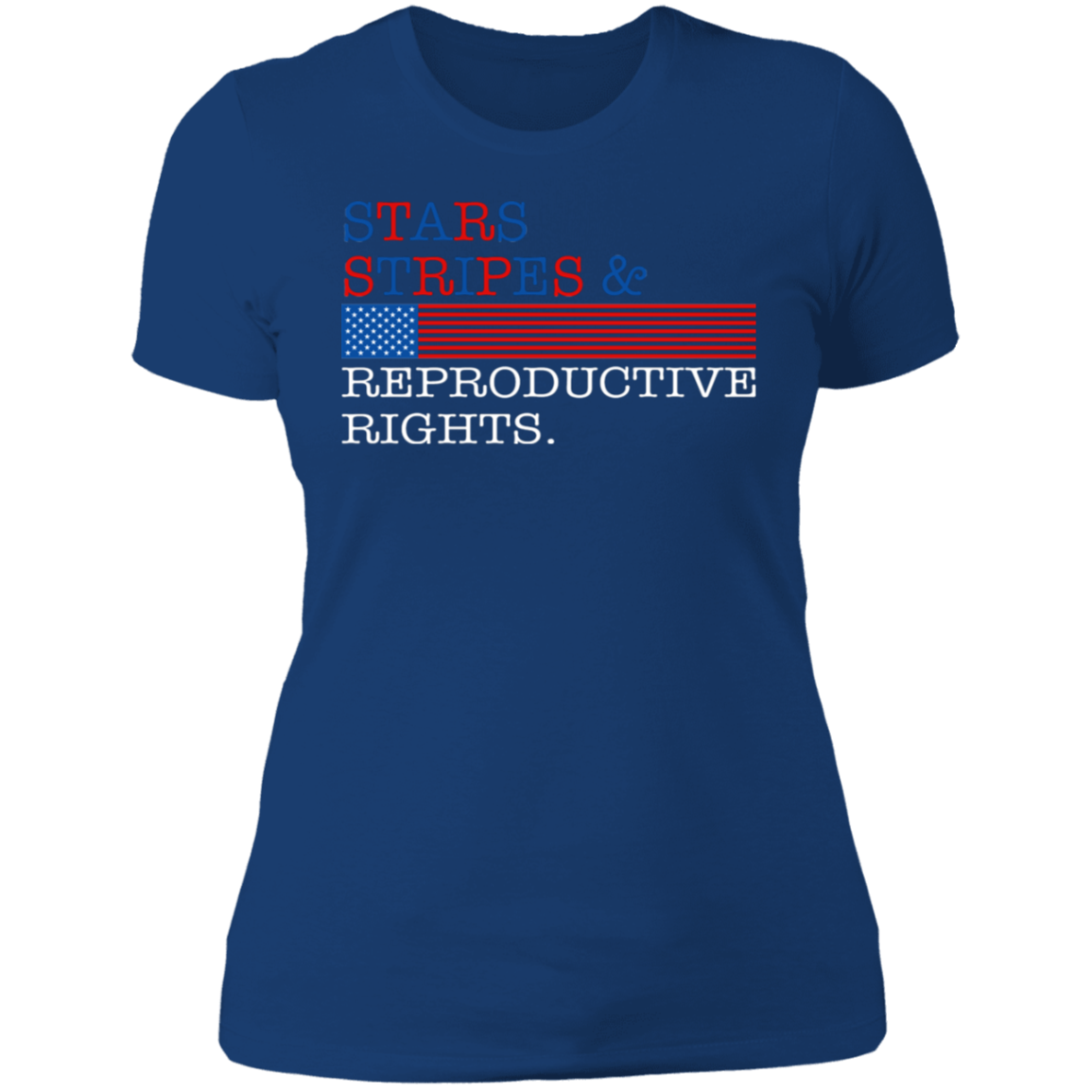 Stars Stripes & Reproductive Rights Boyfriend T-Shirt