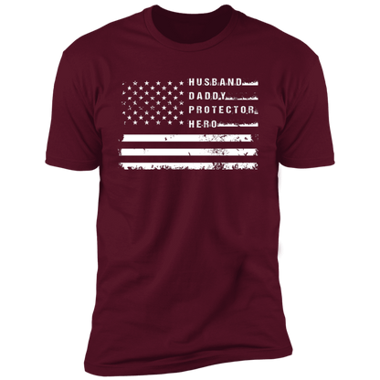 Dad USA Flag Patriotic T-shirt
