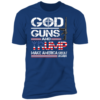 GOD Guns and Trump MAGA T-Shirt
