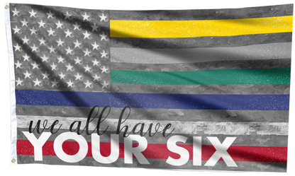 We All Have Your Six Vintage Flag