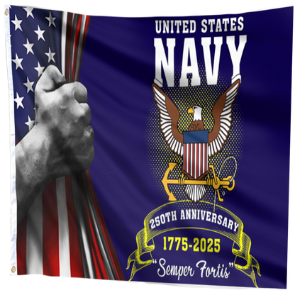 250th Anniversary Navy Flag