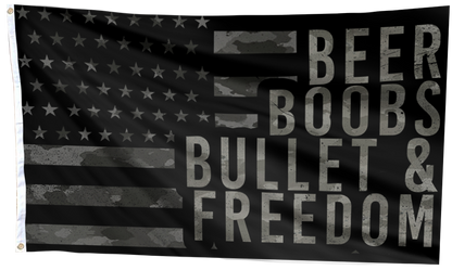 Beer Boobs Bullet & Freedom Flag