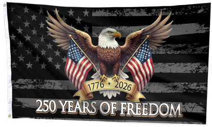 USA 250th Anniversary Bald Eagle Freedom Flag