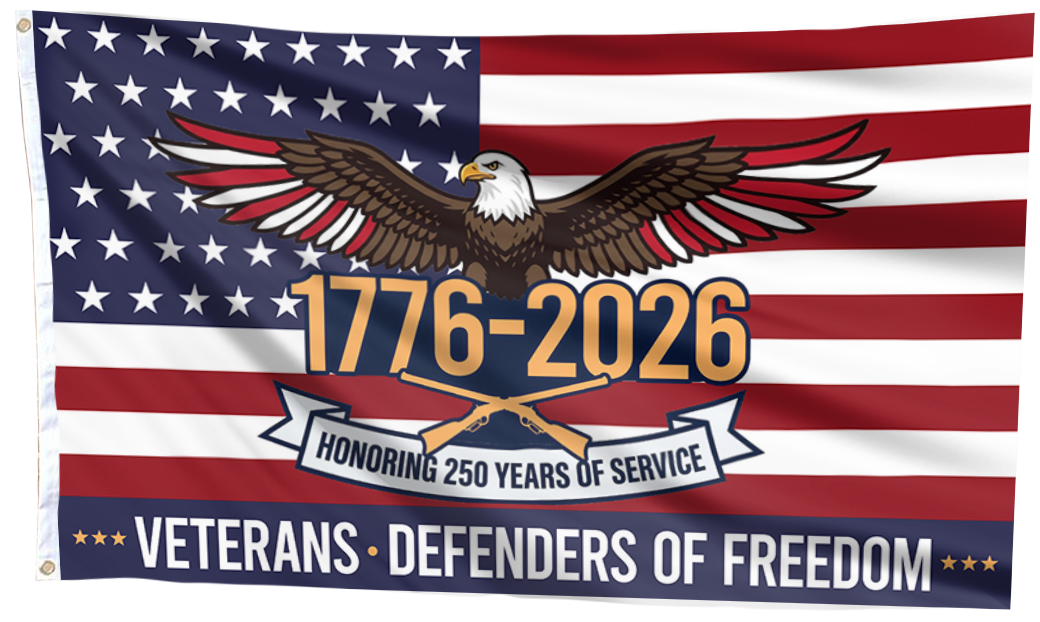 Veterans Defenders of Freedom Flag