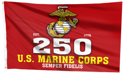 250 U.S. Marine Corp Flag