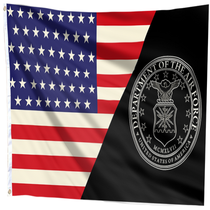 Air Force Seal Logo Flag