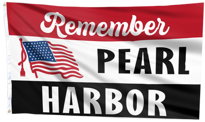 Remember Pearl Harbor USA Flag