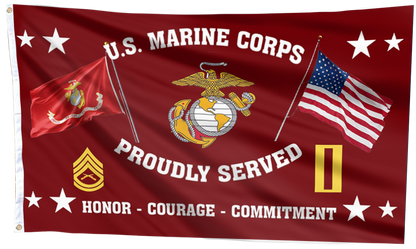 United States Marine Corps - CWO5 Flag