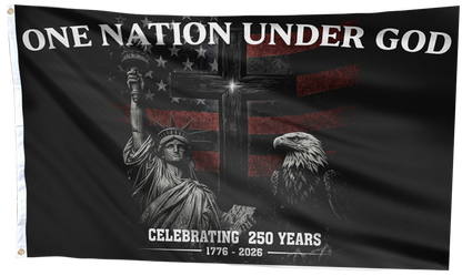 One Nation Under God Celebrating 250 Years Flag