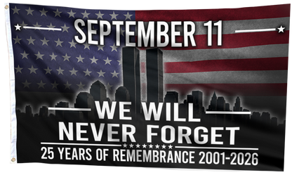 September 11 We Will Never Forget Flag