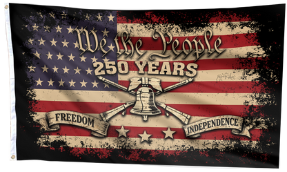 We The People Patriot Bell USA Flag