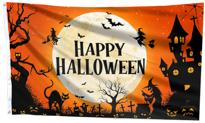 Happy Halloween Flag