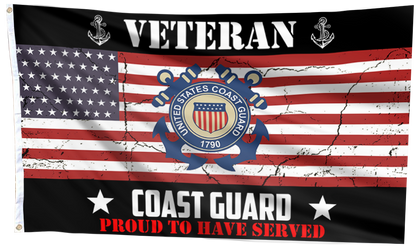 Veteran Coast Guard Flag
