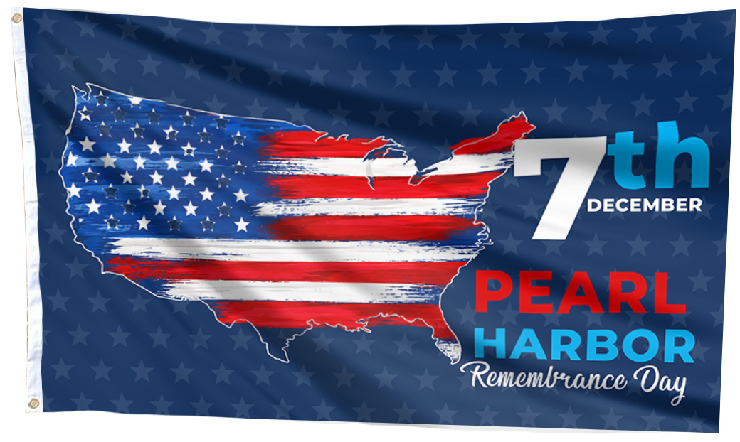 7th December Pearl Harbor Flag