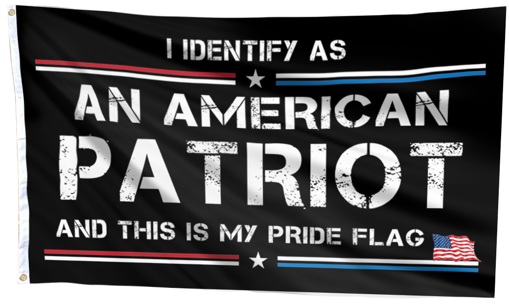 I Identify As An American Patriot Flag