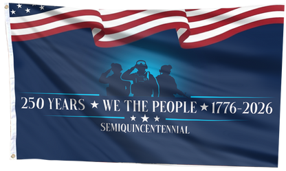 The American People: 250 Years Strong Flag