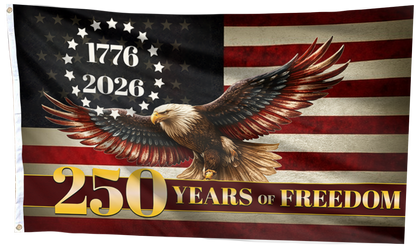 250 Years of Freedom Old Eagle Flag