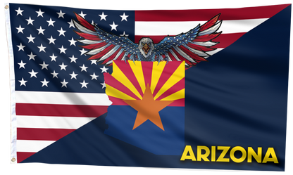 Arizona American Eagle Flag
