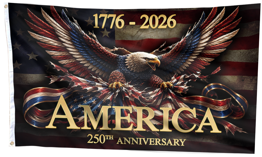 America - 250th Anniversary Flag