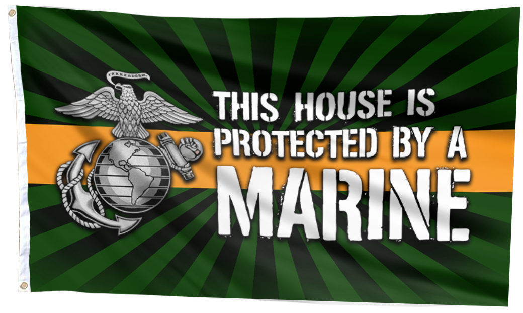 Protected by Marine Honor Flag