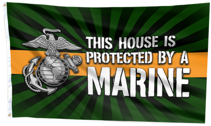 Protected by Marine Honor Flag