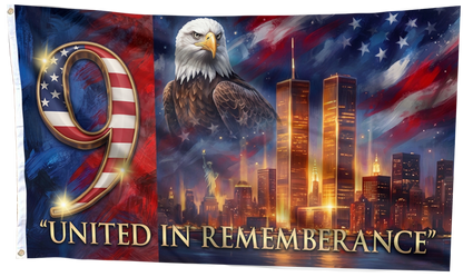 United In Remembrance Eagle Flag