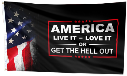 America Live It - Love it Flag