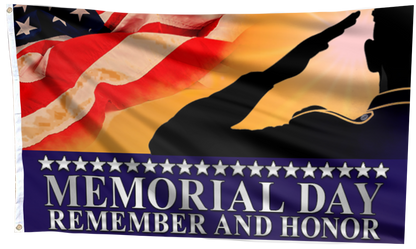 Memorial Day Remember and Honor Flag
