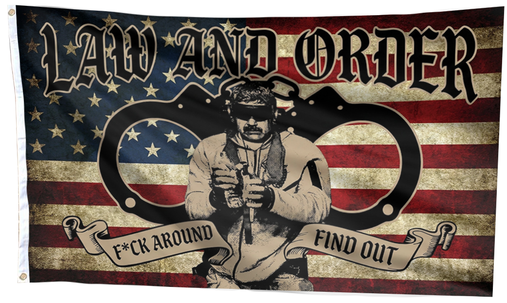 Law and Order FAFO Tactical Flag