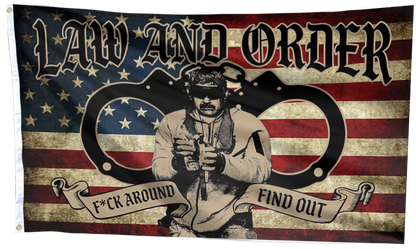 Law and Order FAFO Tactical Flag