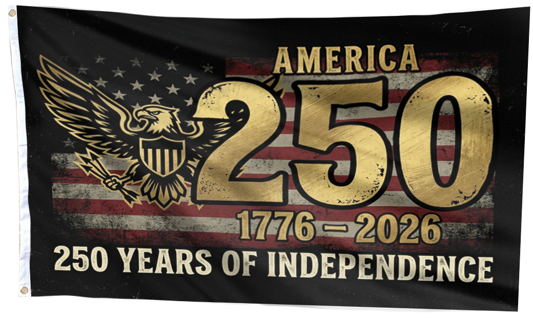 America 250 Semiquincentennial Patriotic Flag