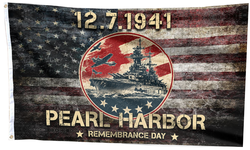 Pearl Harbor 12.7.1941 Flag