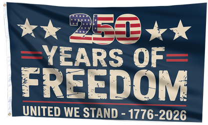 USA 250 Years of Freedom United Flag